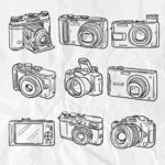 照相机插画