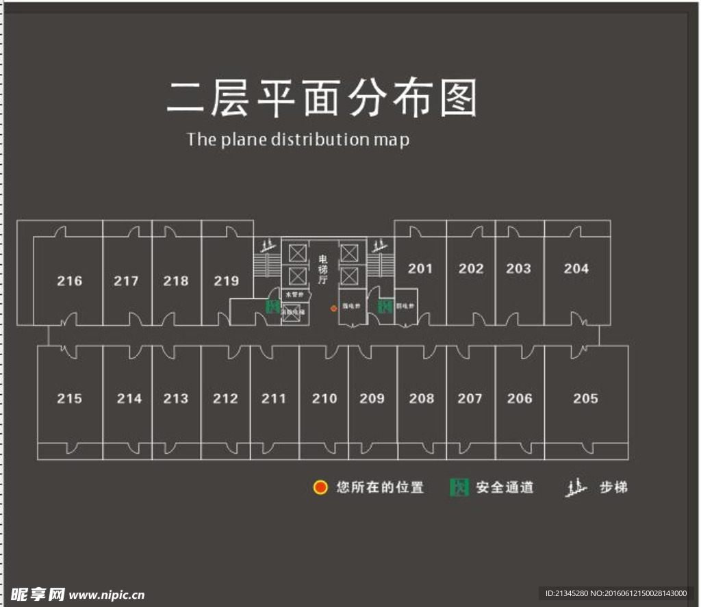 楼道示意图