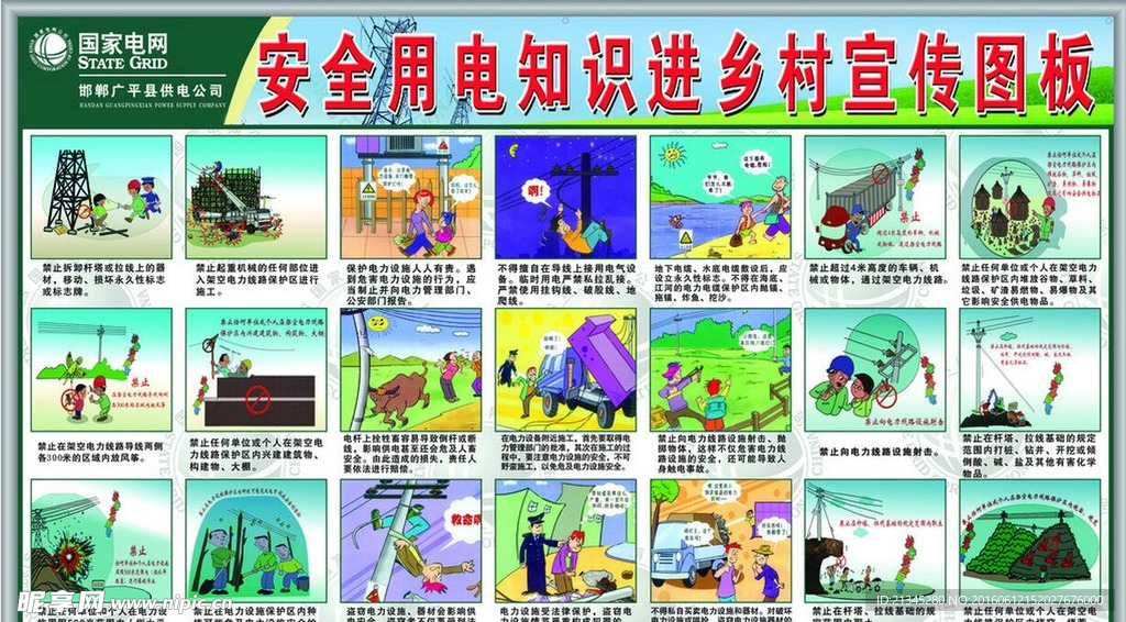 安全用电宣传栏