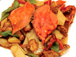 土豆辣子炒肉蟹