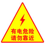电箱 标志 有电危险