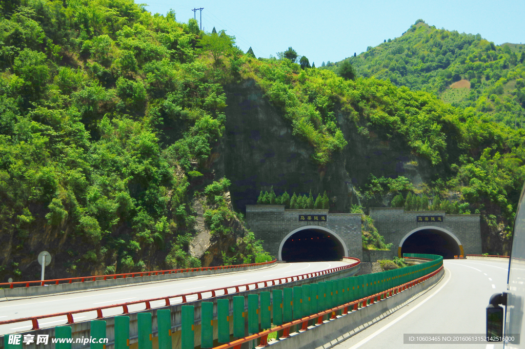 交通山水 马梁隧道