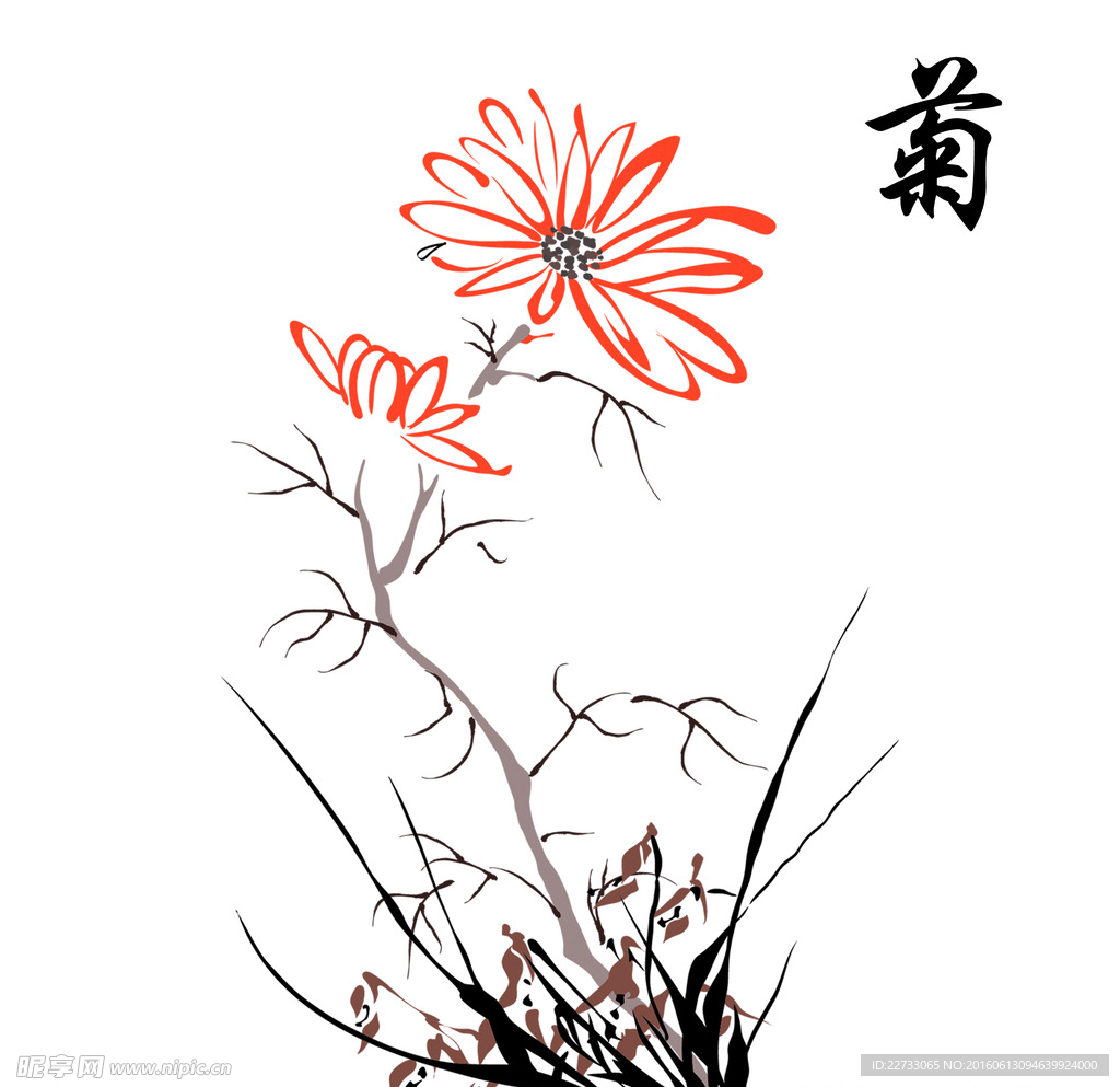 梅兰竹菊客厅装饰画风水