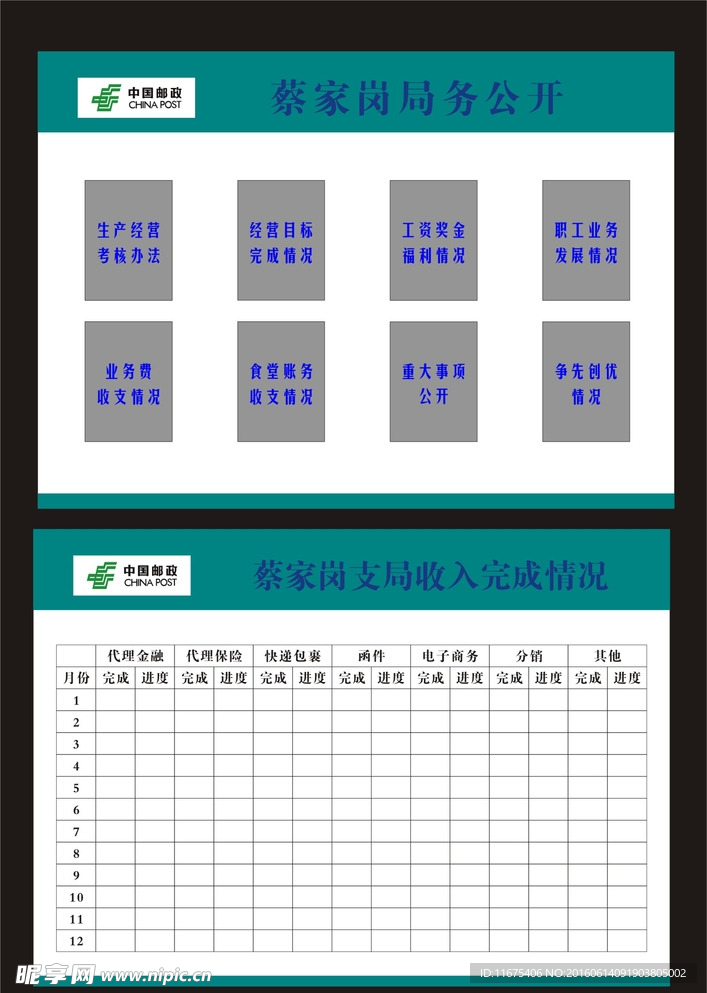 中国邮政 公开栏