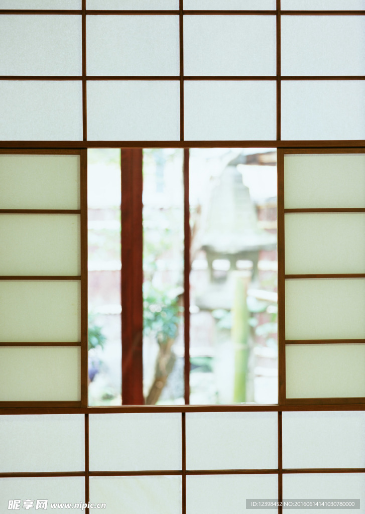 日式窗户摄影