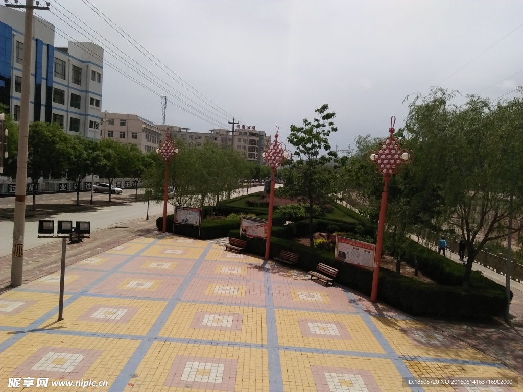 城镇绿化风景