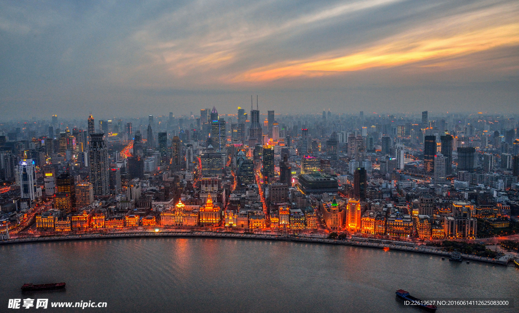 上海浦西夜景