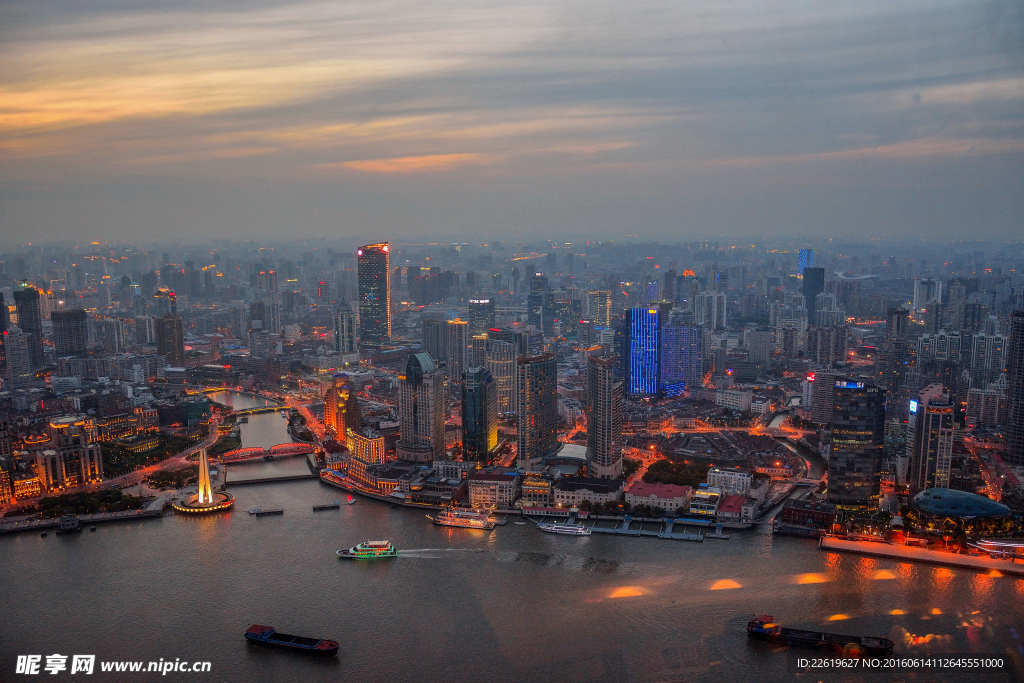 上海浦西夜景