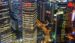上海陆家嘴夜景
