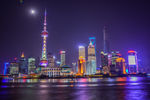 上海外滩陆家嘴夜景