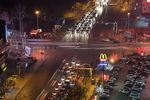 淄博公路车流夜景