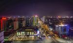 淄博华光路俯视夜景