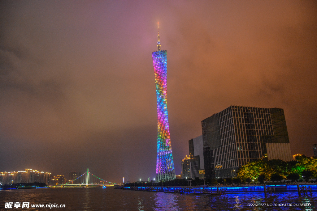 广州夜游珠江夜景