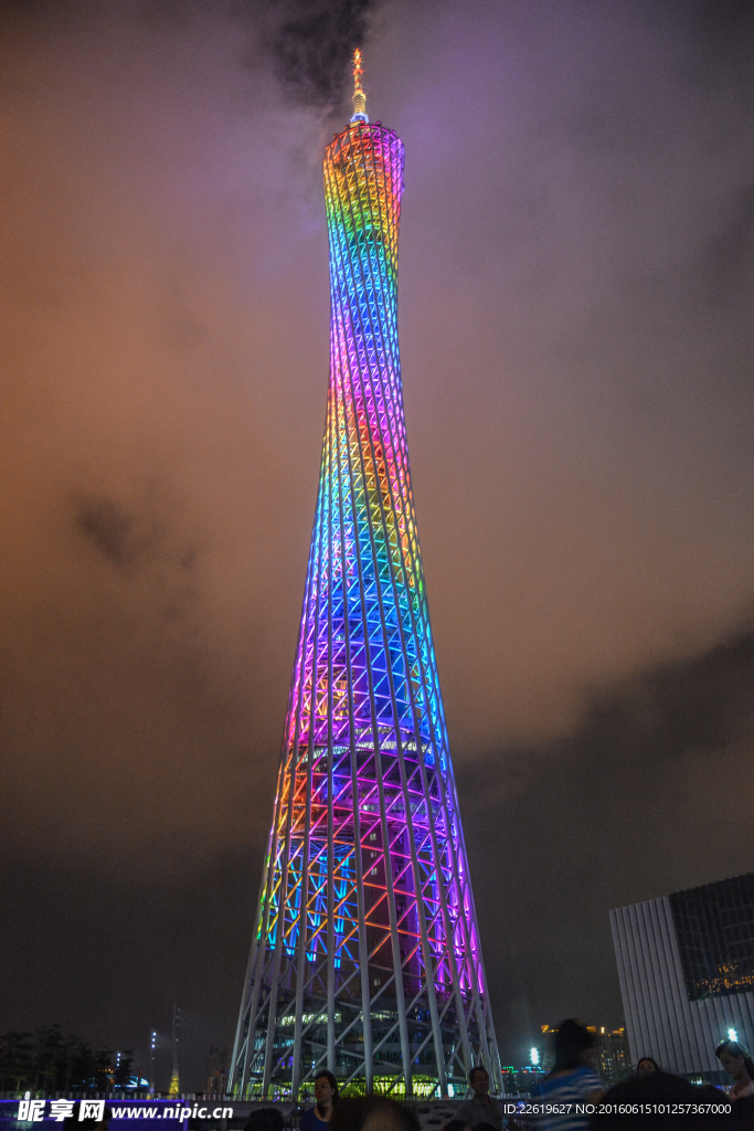 广州塔夜景