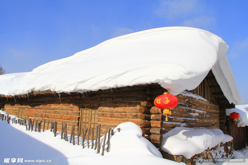 中国雪乡房屋