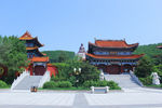 六鼎山寺庙正门建筑图片