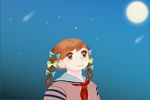 望星空的女孩flash素材下载