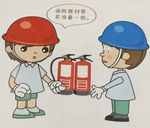 消防员卡通画