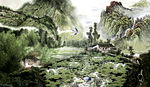 山水效果画