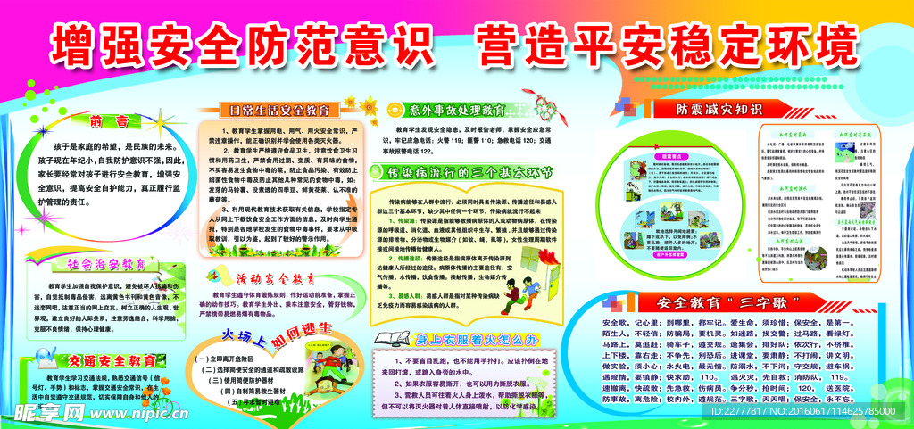 幼儿园安全月