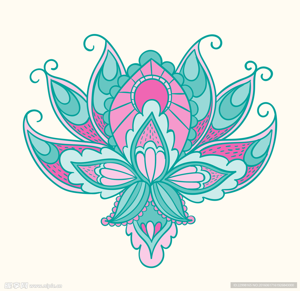 抽象花