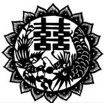 向日葵花形双喜龙凤