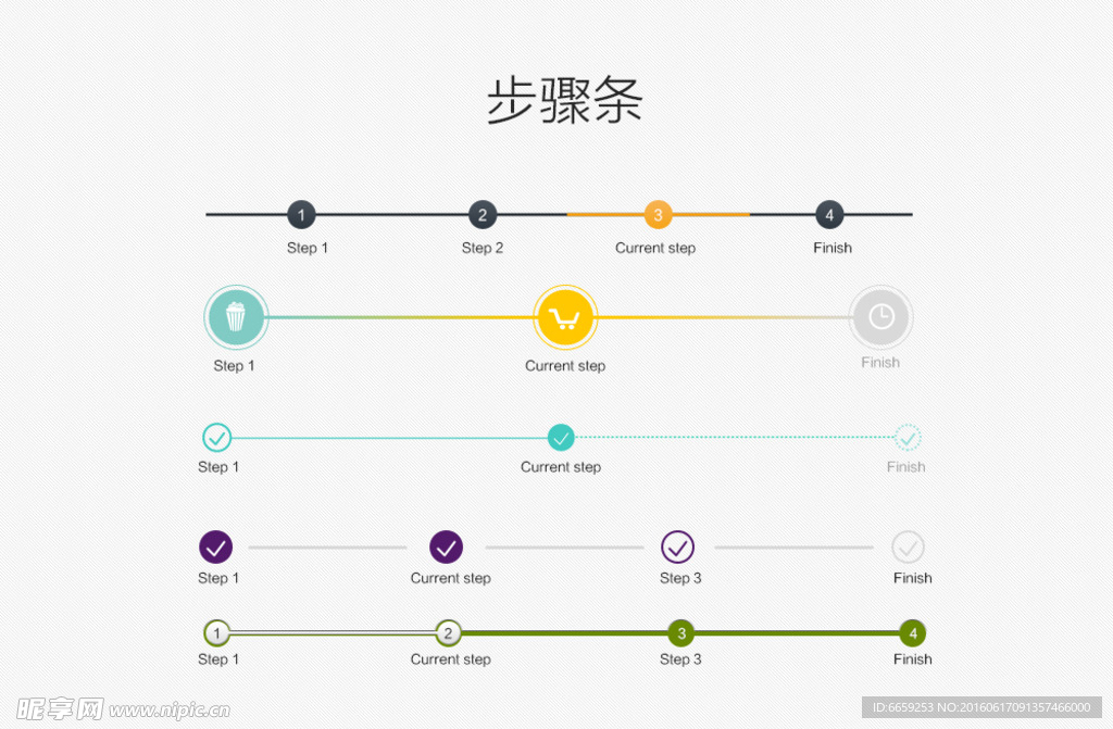 网页步骤条