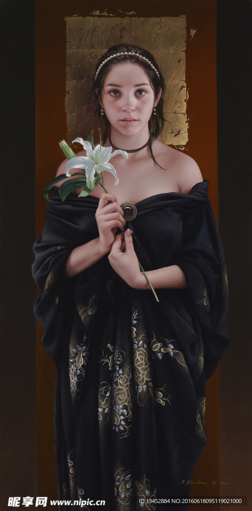 持花女郎