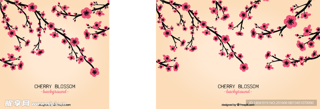 粉红色的樱花