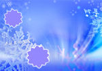 雪地里的星星婚纱照相册设计模板