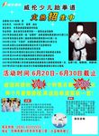 跆拳道宣传单 跆拳道DM宣传单