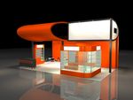 展览 展厅 展台模型