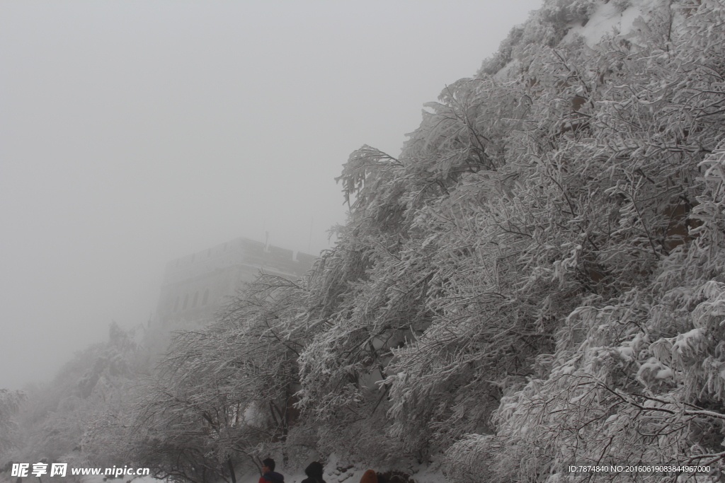 长城雪景