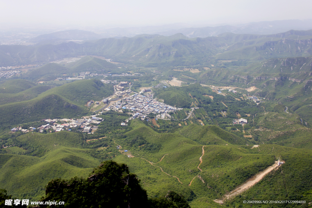 俯瞰云台山