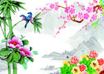 国画山水画