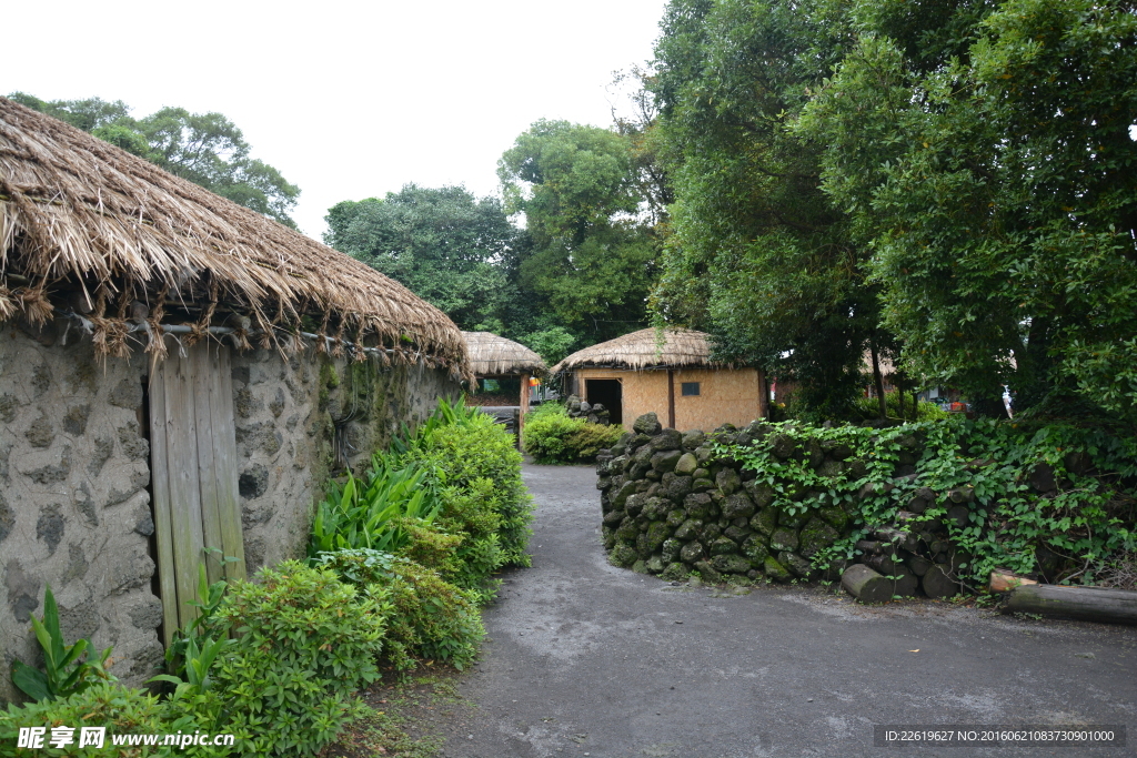 韩国济州岛城邑民俗村