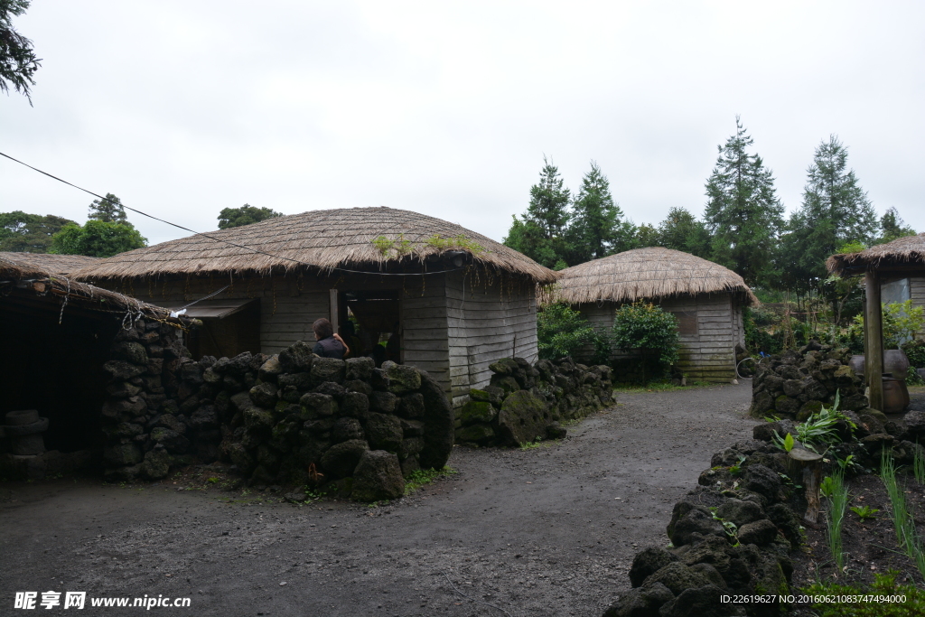 韩国济州岛城邑民俗村