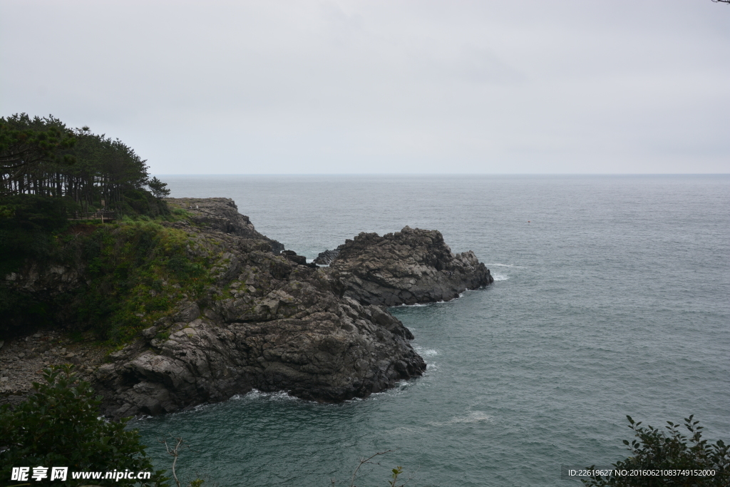 韩国济州岛海滩