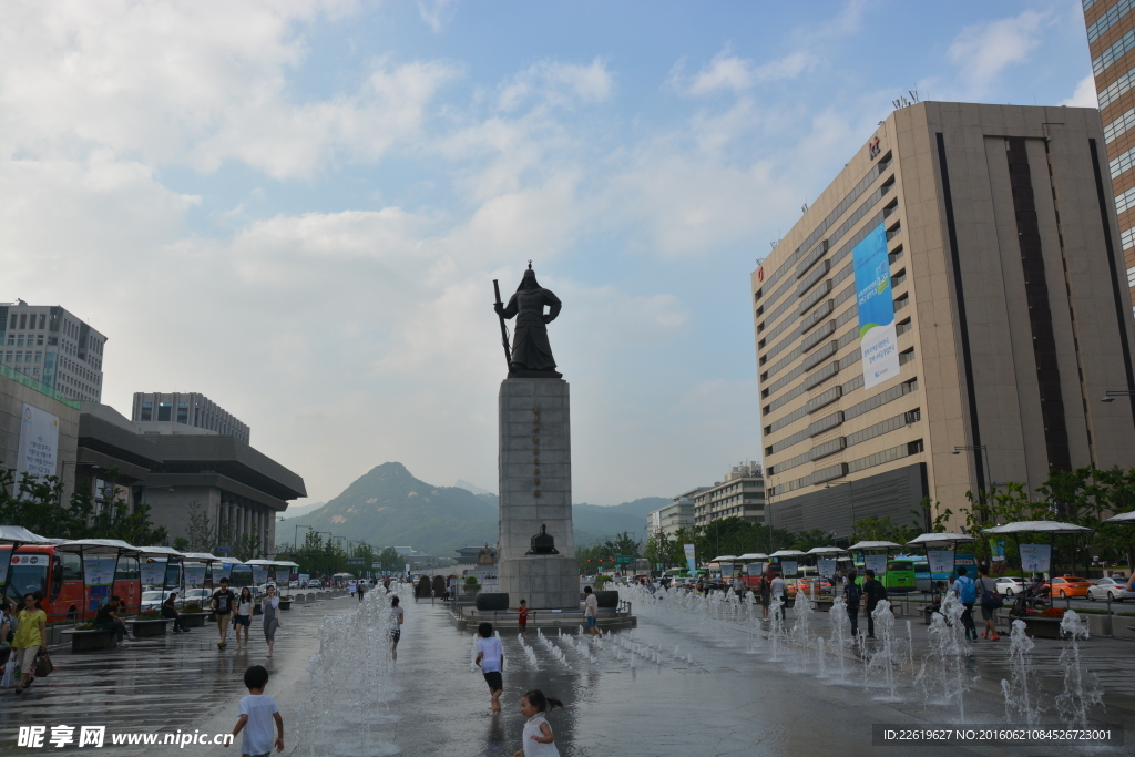 韩国首尔光华门广场