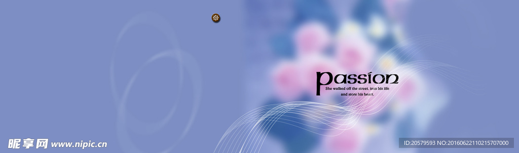 passion婚纱照相册模板