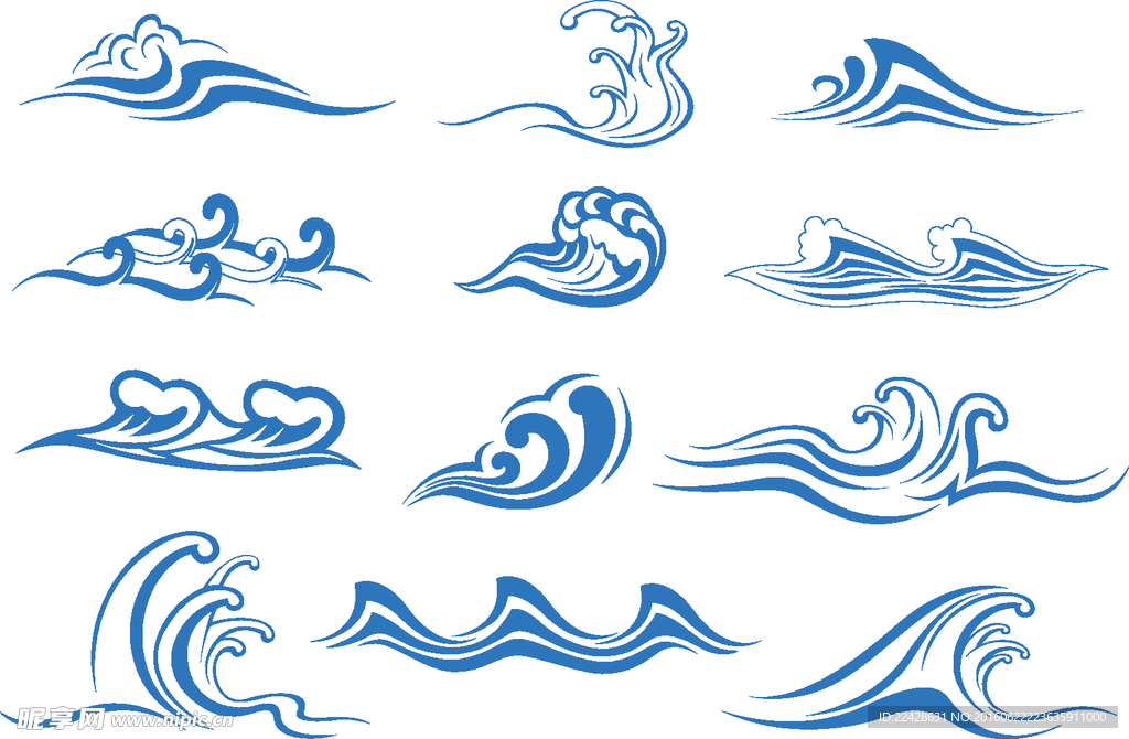 矢量 波涛
