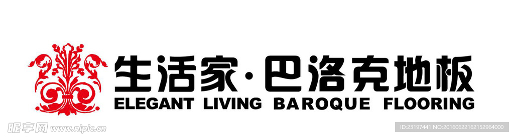 生活家巴洛克地板  logo