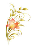金色花朵花纹