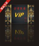 金属花边会员卡名片