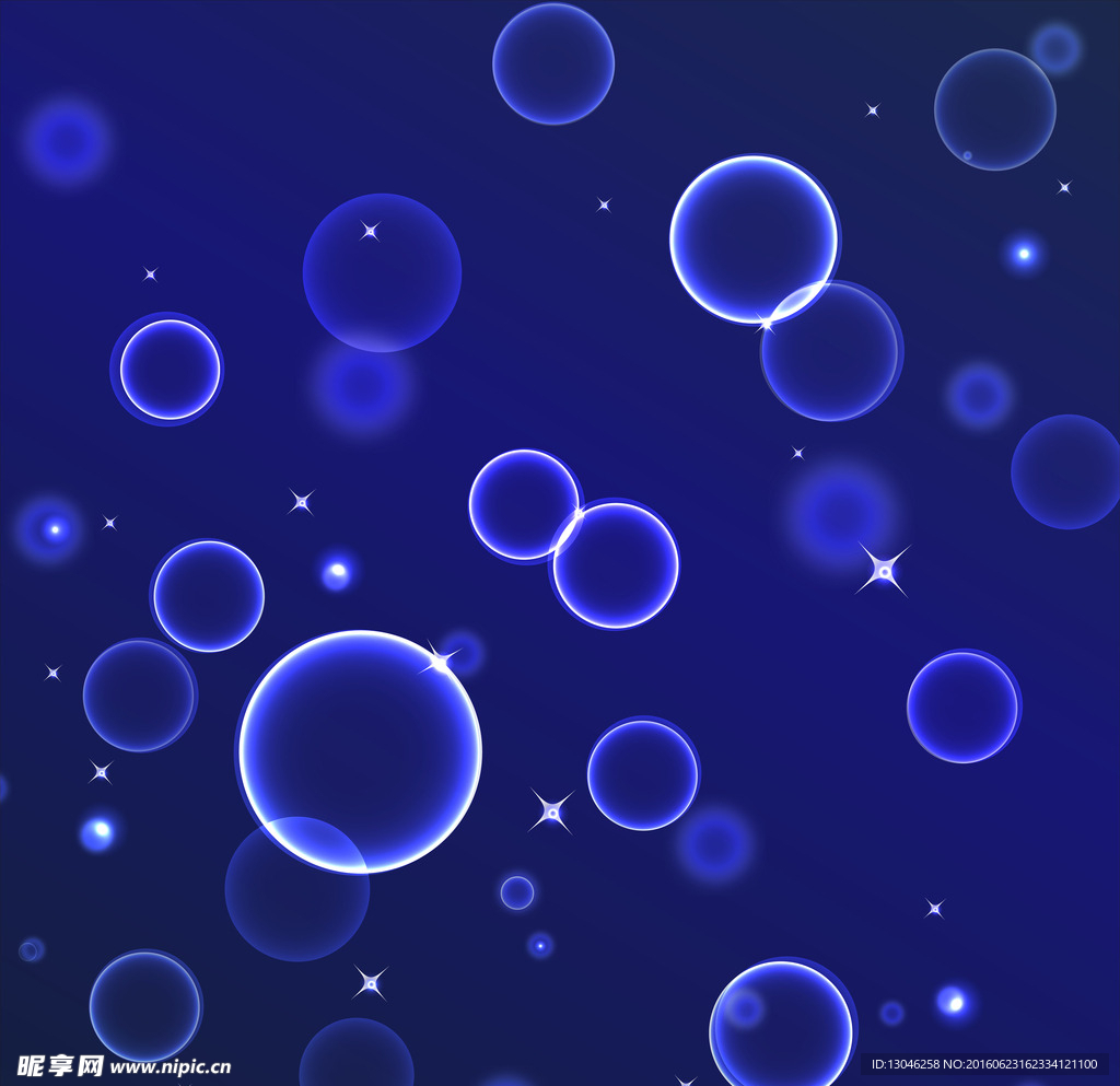 气泡星星