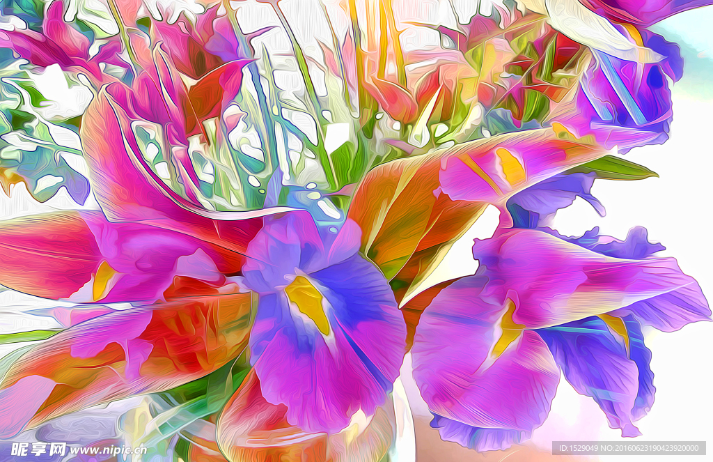 抽象花卉