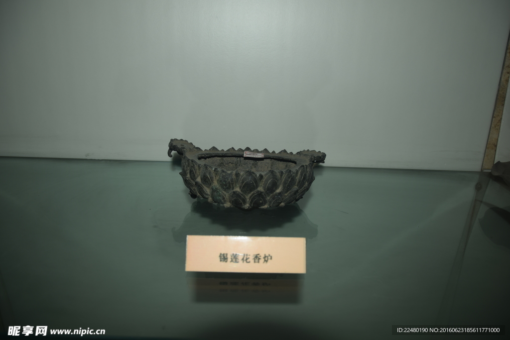 莲花香炉文物摄影