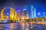 杭州钱江新城夜景