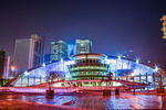 杭州钱江新城夜景