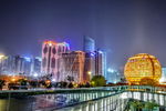 杭州钱江新城夜景